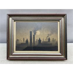 Trevor Grimshaw (British 1947-2001): 'Northern Milltown', graphite signed, titled on label verso 12cm x 18cm 