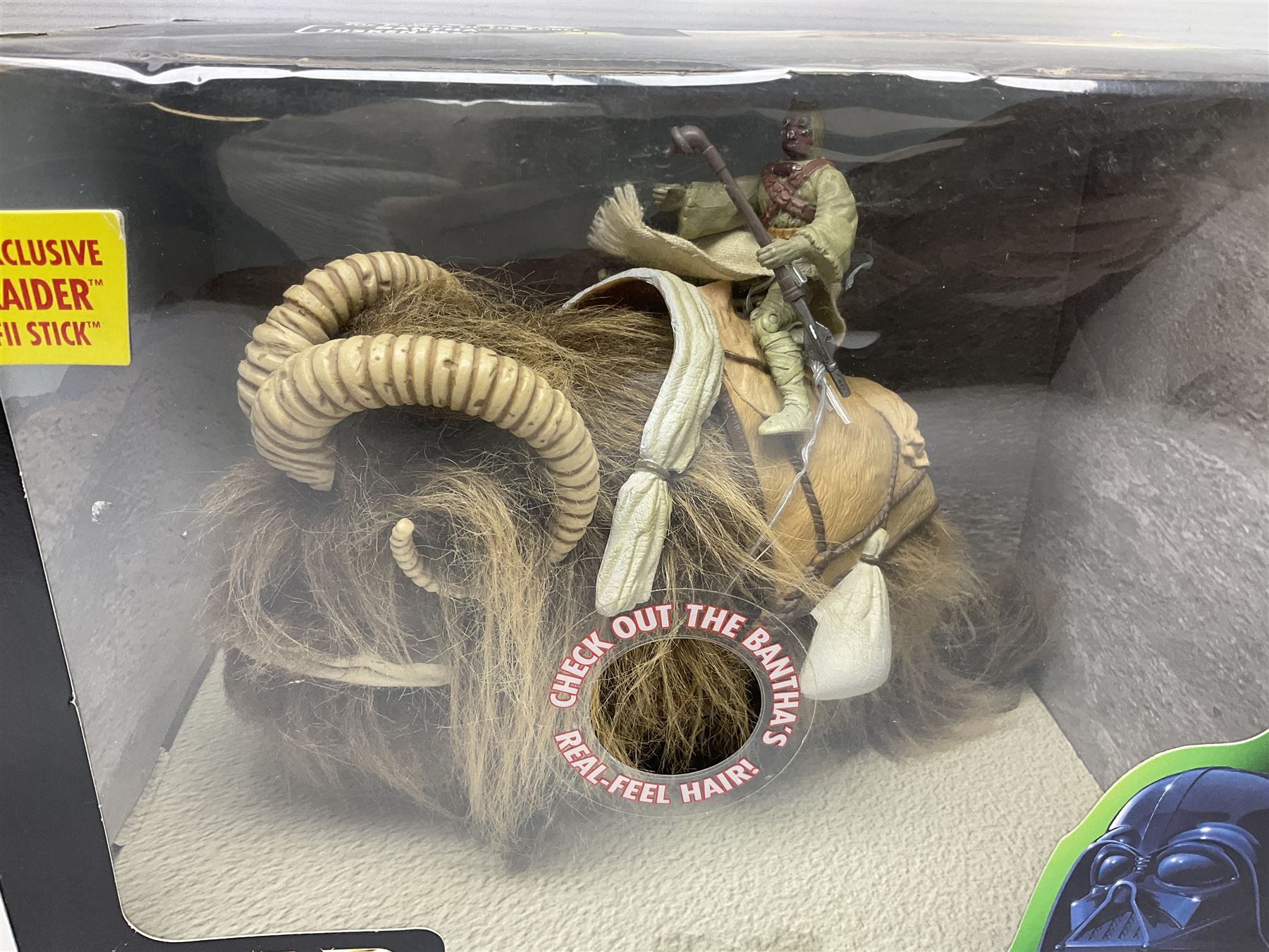 Star Wars - The Power of the Force - Electronic X-Wing Fighter; Rancor and Luke Skywalker; Bantha and Tusken Raider; Jabba the Hutt and Han Solo; and Ronto and Jawa; all in sealed boxes (5)