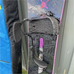 “Machete Ride” 161cm wide snowboard with NIKE Zoom force 1, Size UK12 boots and Dakine 165cm snowboard bag - THIS LOT IS TO BE COLLECTED BY APPOINTMENT FROM DUGGLEBY STORAGE, GREAT HILL, EASTFIELD, SCARBOROUGH, YO11 3TX