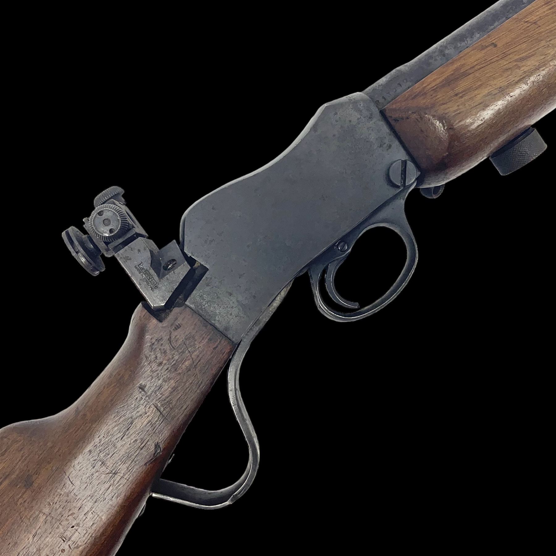 SECTION 1 FIRE-ARMS CERTIFICATE REQUIRED - BSA Martini action .22 long round target rifle, the 63.5cm(25