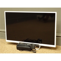  Sony KDL 24W605A white framed LCD television (This item is PAT tested - 5 day warranty from date of sale)  