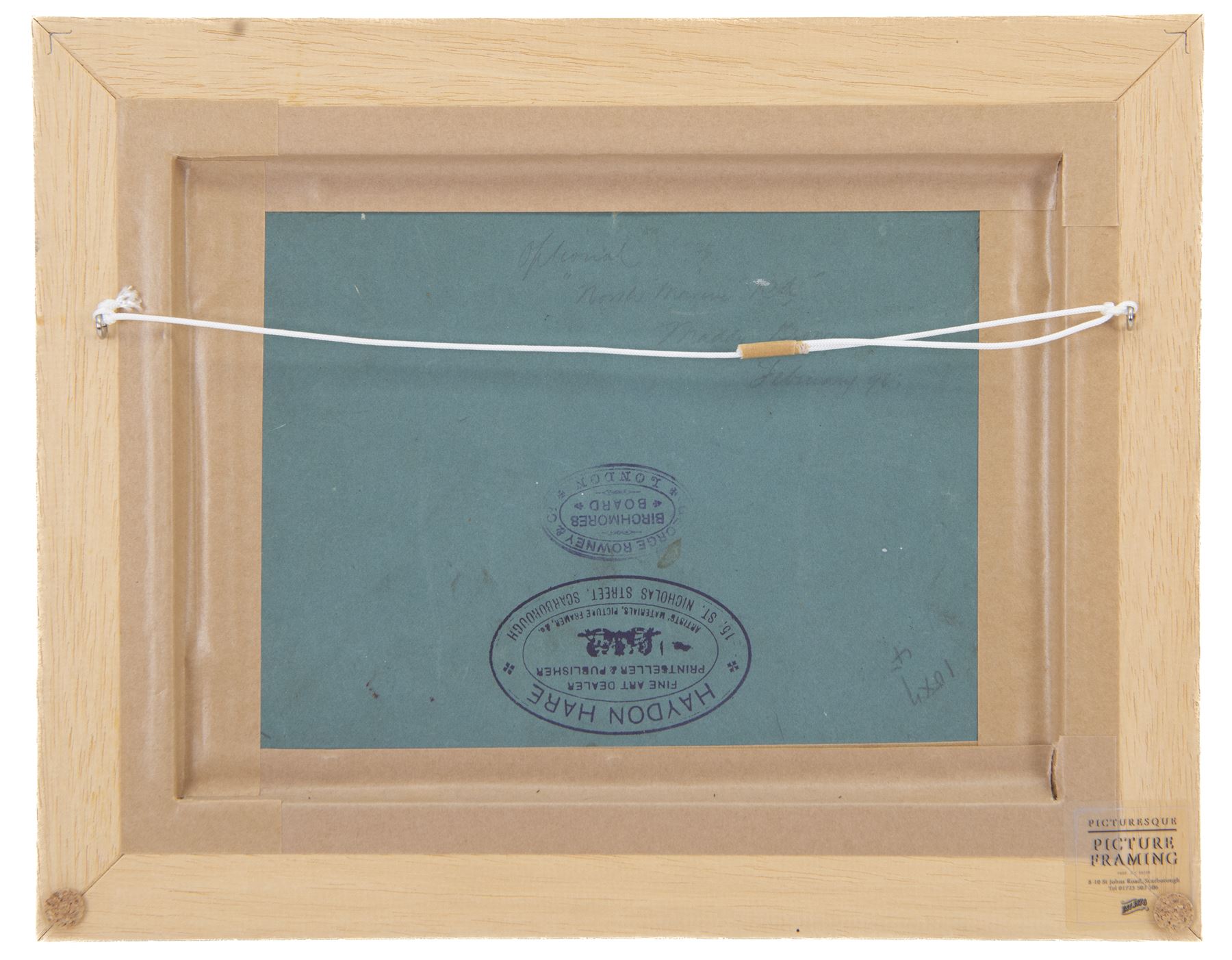 Frank Henry Mason (Staithes Group 1875-1965): North Riding Hotel 'North Marine Road' Scarborough, oil on board titled unsigned, inscribed verso in Mason's hand 'Optional 