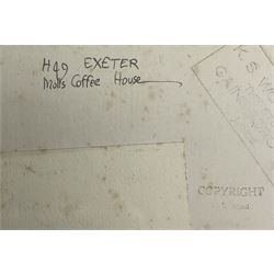 Karl Salsbury Wood (British 1888-1958): Exeter Scenes, set three watercolours signed, two dated 1945, 23cm x 16cm (3) (unframed)