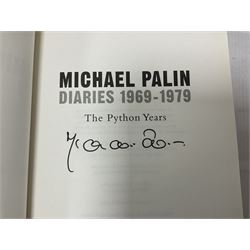 Signed books and ephemera, including Michael Palin Diaries 1969-1979, The Sparks Brothers, Hugh Laurie The Gun Slinger etc 