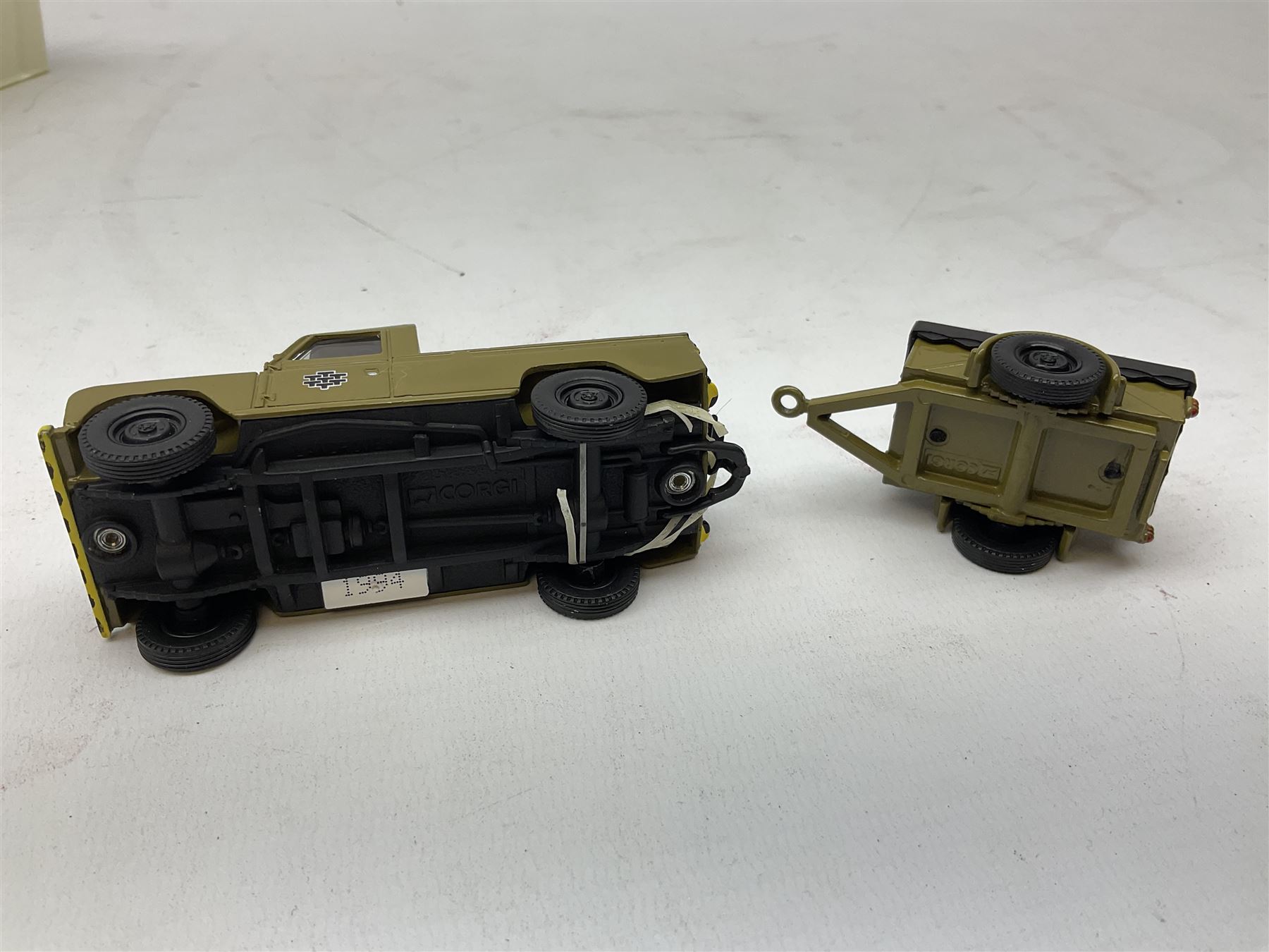 Corgi Premium limited edition - three Tippers die-cast models comprising CC10504 ERF KV Tipper - Ketton Cement; CC10102 Foden FG Tipper & Gravel Load; and CC10602 Leyland octopus Tipper; together with three Building britain models comprising 18404 H.E. Musgrove & Sons Ltd. Bedford O Artic Dropside; 07502 Tarmac Land Rover Winch & 2-wheel Trailer; and 12302 Eastwoods Foden FG 8-wheel Platform Lorry; all boxed (6)