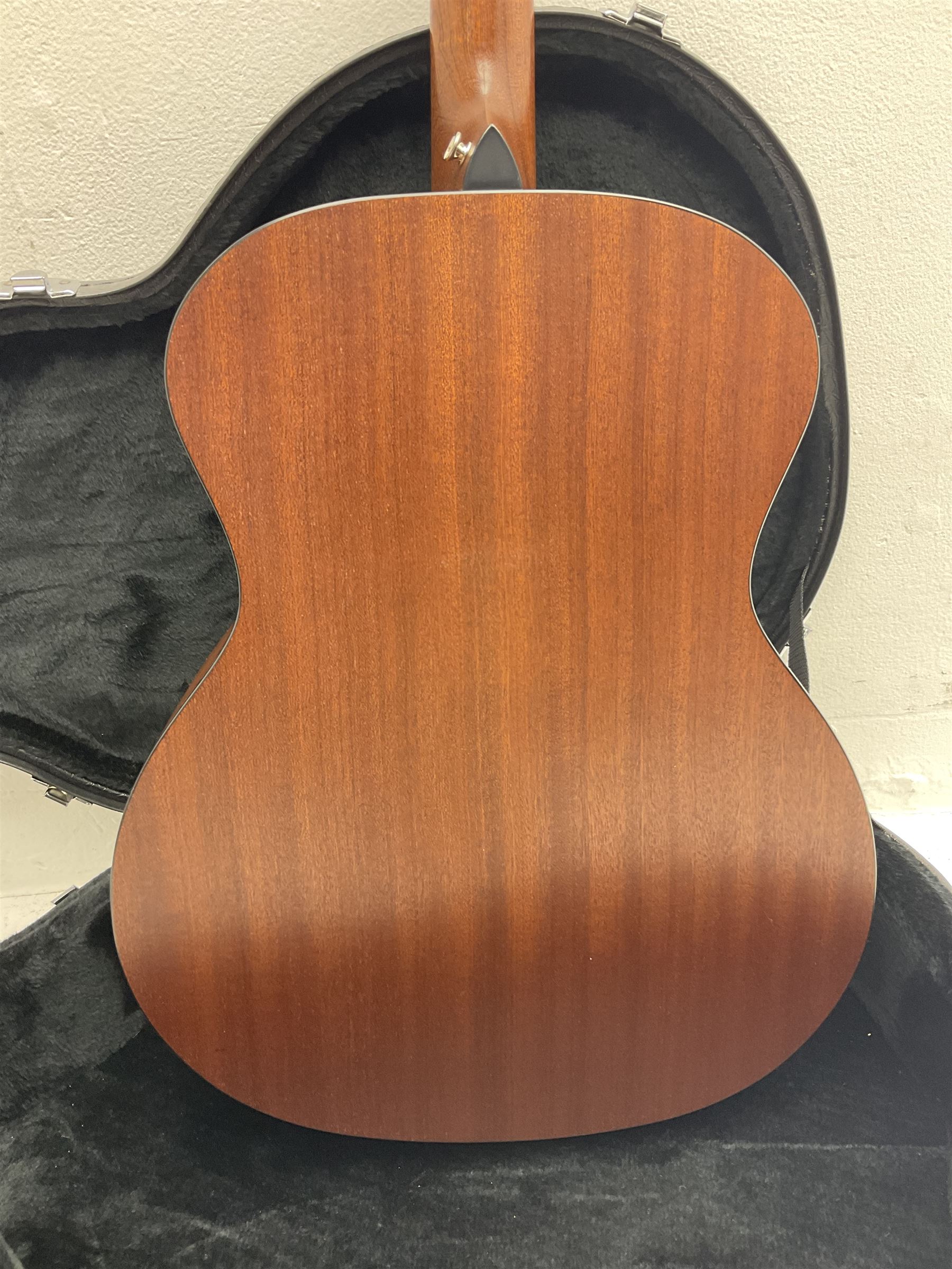 2008 Taylor Model 114 acoustic guitar with mahogany back and ribs and spruce top, serial no.20080825837, L104.5cm; in Taylor hard carrying case with paperwork