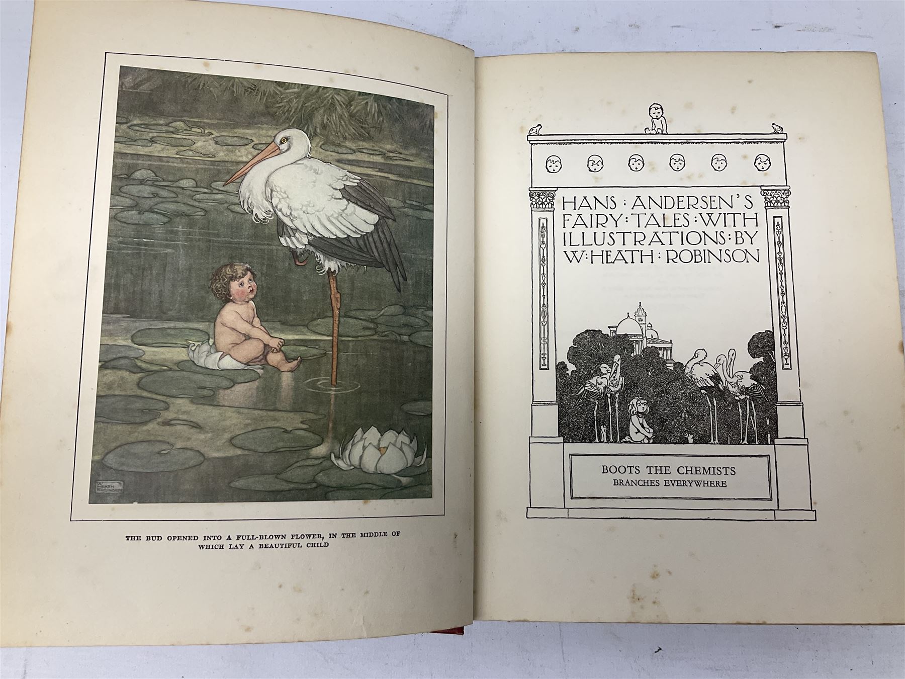 Shakespeare, William: Shakespeare's Comedy of Twelfth Night, or What You Will, illustrated by William Heath Robinson, Andersen, Hans Christian: Hans Andersen's Fairy Tales, illustrated by William Heath Robinson, Barrie, J.M: Peter Pan in Kensington Gardens, illustrated by Arthur Rackham, Sitwell, Sacherverell: Dance of The Quick and the Dead' and Johann Wolfgang von Goethe. Iphigenie auf Tauris