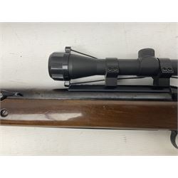 BSA .22 air rifle with under-lever action, the 51cm (20