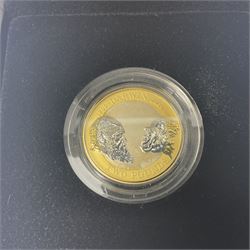 The Royal Mint United Kingdom 2009 'Charles Darwin' silver proof piedfort two pound coin, cased with certificate