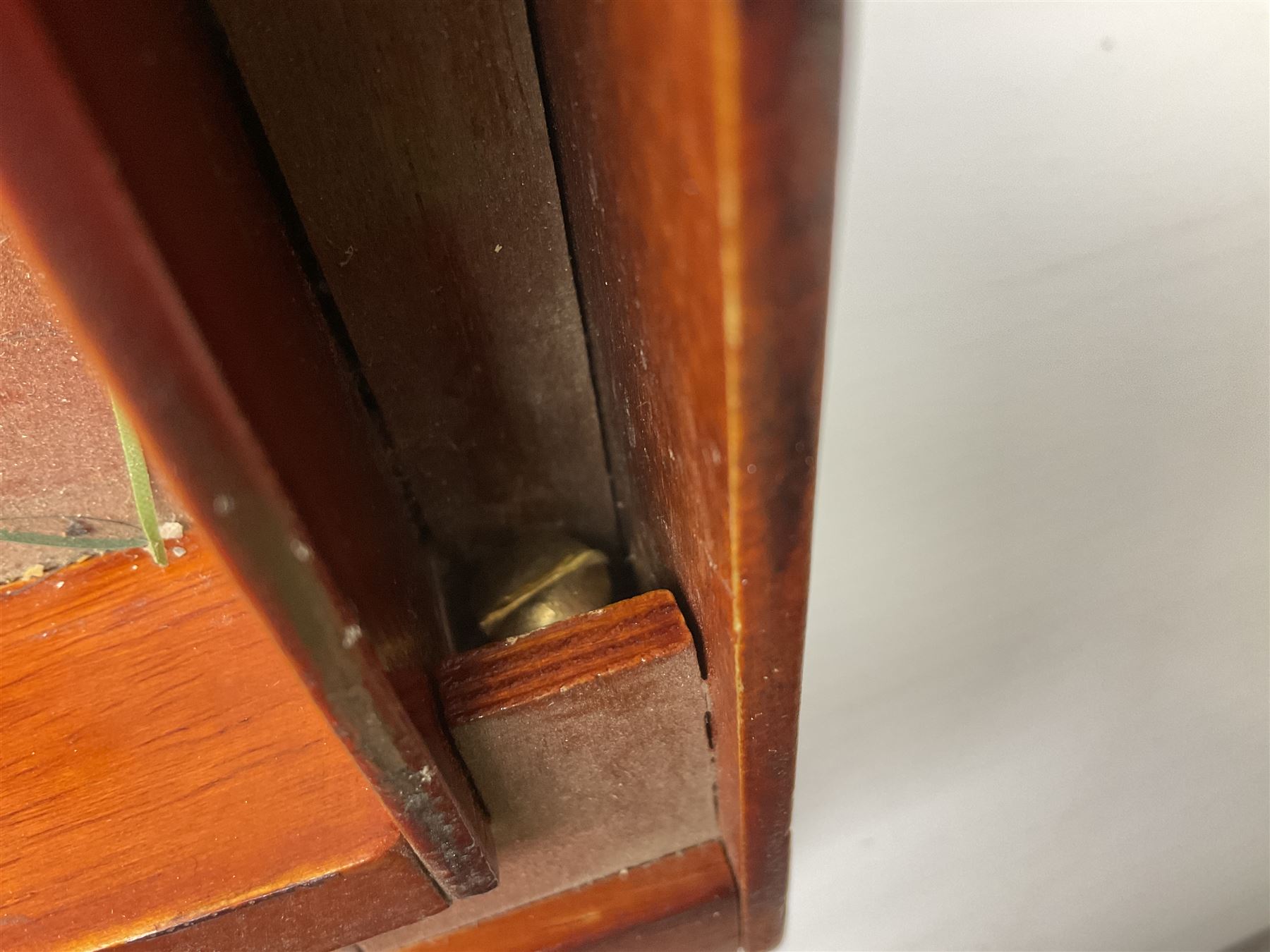 Bagatelle board and Harrods backgammon set in case