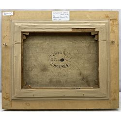 Reginald Grange Brundrit RA ROI (British 1883-1960): 'Castle Bolton', oil on canvas, signed and titled verso 35cm x 45cm