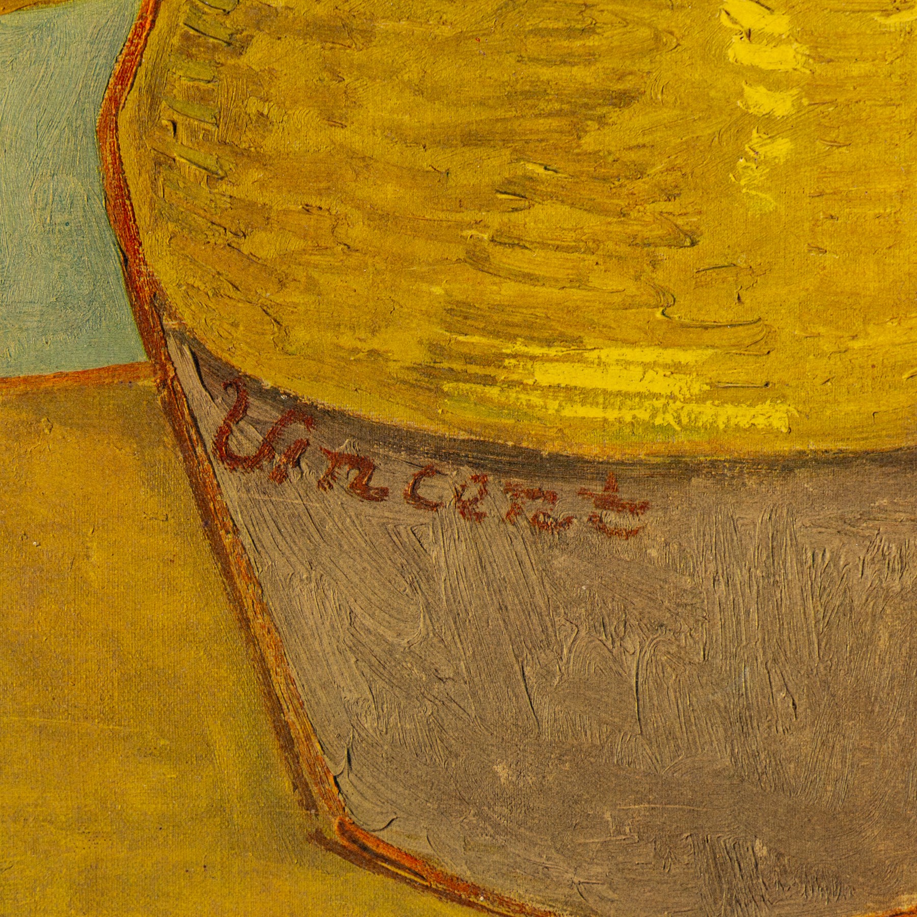 After Vincent Van Gogh (Dutch 1853-1890): Sunflowers, coloured print 75cm x 58.5cm