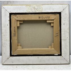 Josephine Graham (Scottish 1926-): 'Dish of Pears' oil on canvas signed, titled on address label verso 25cm x 30cm 