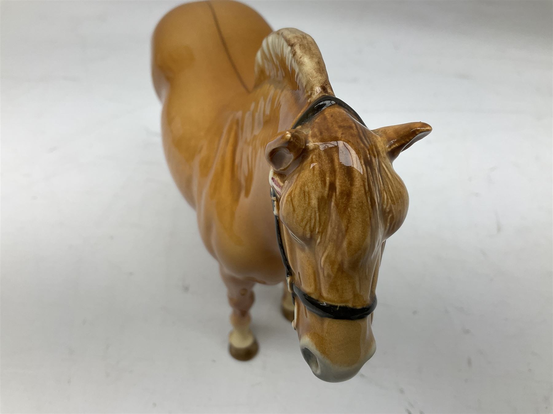 Beswick Norwegian Fjord Horse in Dun gloss, no. 2282, printed mark beneath, H16cm

