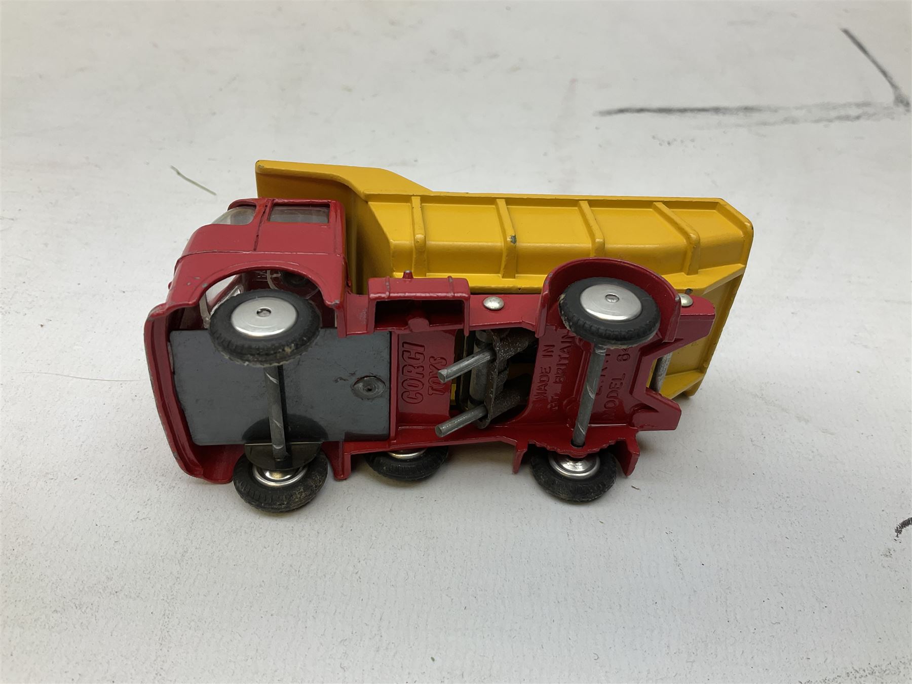 Corgi - Working Conveyor on Forward Control Jeep F.C.150 with inner stand; and E.R.F. Model 64G Earth Dumper No.458; both boxed (2)