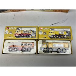 Corgi Classics - four Whisky Collection die-cast models, Nos.11401, 20801, 21303 & 26001; two Brewery Collection models, Nos.15202 & 20901; and three Building Britain Series, Nos.13904, 14401 & 14501; all boxed (9)
