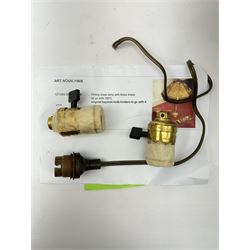 In the manner of Tiffany & Co, early 20th century gilt bronze Adam pattern table lamp, circa 1910, the circular spreading base decorated with flower heads and beaded bands, stiff leaves and husks, leading to a reeded column detailed with stiff leaves and swags, supporting a pierced octagonal shade, with original fittings, stamped beneath Tiffany Studios New York 539, overall H44.5cm


