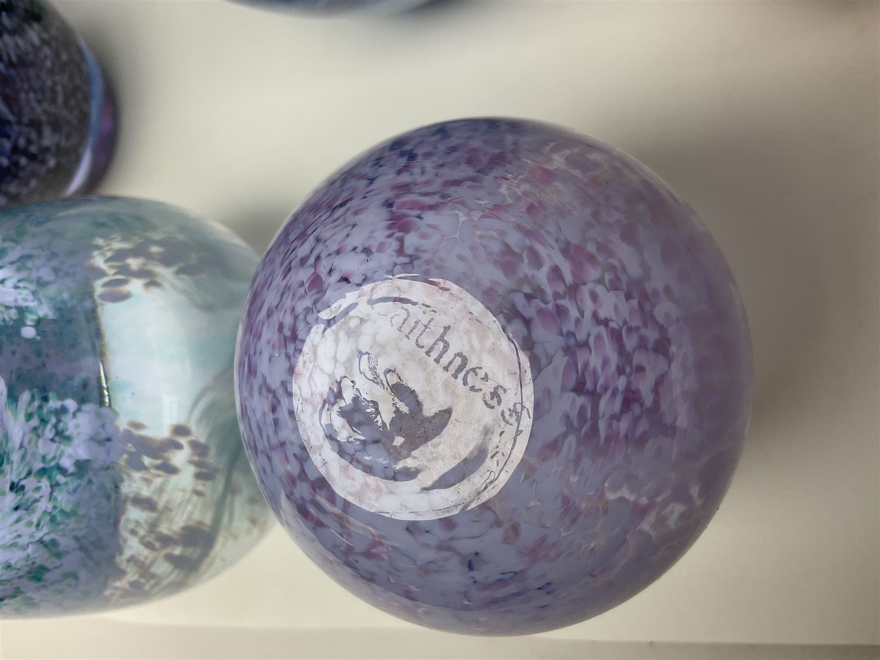 Collection of Caithness glass vases and dishes, to include mottled and swirl designs,  largest 20cm (23)