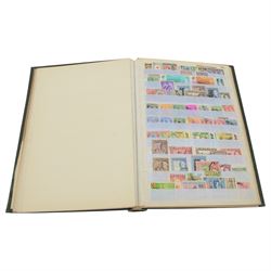 Commonwealth and World stamps, including Aden, Antigua, Australia, British Guyana, Brunei, Bermuda, Ceylon, Christmas Islands, Fiji, Malaya, Malta, Nigeria, St Kitts and Nevis, etc, in various albums and loose, together with two empty stockbooks and various stock cards