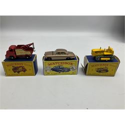 Matchbox 1-75 Series - Carry Case containing thirteen models comprising 2d, 5a, 8a, 9b, 10c, 11c, 13c, 14c, 17d, 25c, 27d, 28c and 31e (Superfast); all boxed