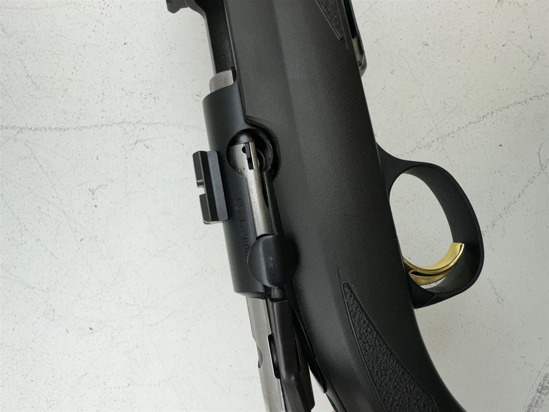 SECTION 1 FIREARMS CERTIFICATE REQUIRED - Browning threaded T-Bolt .17 HMR bolt-action rifle, with 40.5cm(16