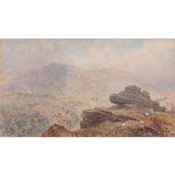 George Weatherill (British 1810-1890): 'The Esk Valley - Whitby', watercolour signed, titl...