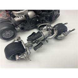 Eaglemoss Batman Universe Collector’s Bust ‘Rebirth Cowl’ with ten further Batman boxed and loose vehicles, figures and collectables to include Metals Die-Cast, Mattel, Hot Wheels etc, in two boxes