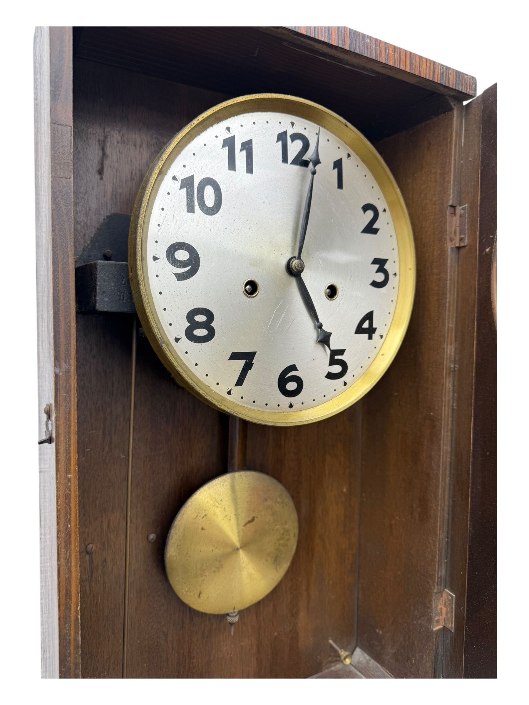 English-1930's-Art deco 8-day wall clock | Clocks & Barometers