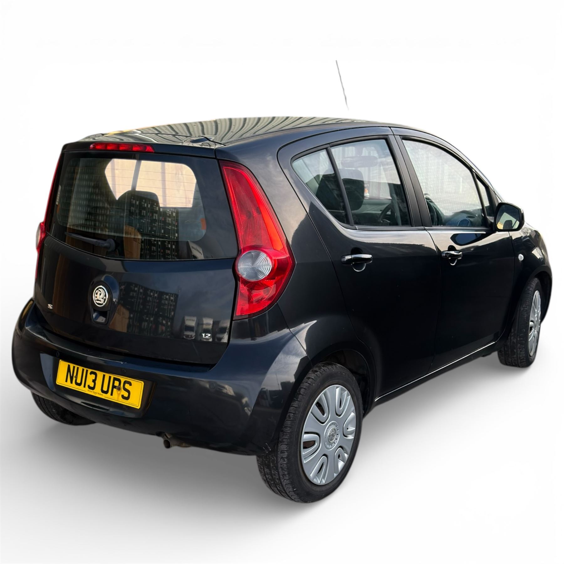 VAUXHALL AGILA HATCHBACK - 1.2 VVT ecoFLEX S 5dr, 2013, Black, Manual, 37600 Miles, (NU13 UPS)