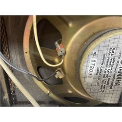 Yamaha JX30 guitar amplifier in brown case, serial no.14481; L47cm