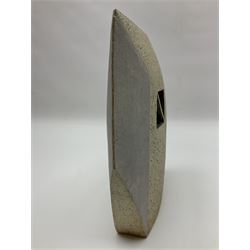 Ben Arnup (British 1954-): trompe l'oeil angular form sculpture, signed and numbered beneath, H20cm