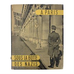 French Liberation of Paris collection of Six period books: Paris Sous la Botte, Paris Libere, La Liberation de Paris, Un An, En Avril 1944 and Barricades
