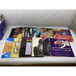 Large collection of records, including Lionel Richie, Eurythmics Nolan Sisters, etc 