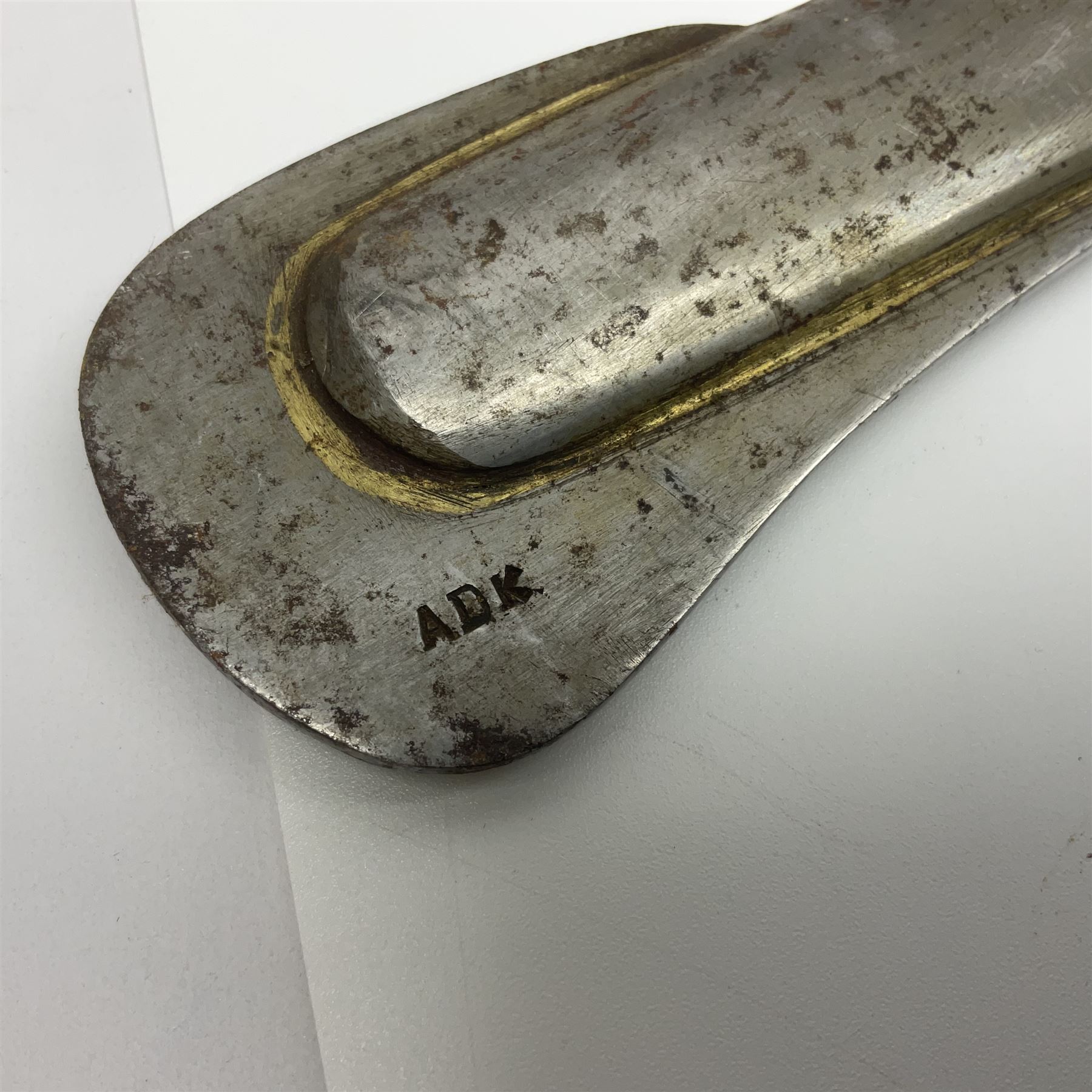 Reproduction American Civil War Cavalry trooper's sword, the 88cm slightly curving fullered steel blade marked to the ricasso 'Ames & Co Chicopee Mass.' and 'US ADK 1862'; brass hilt and leather covered grip; in steel scabbard; and Indian reproduction 19th century French court sword (2)