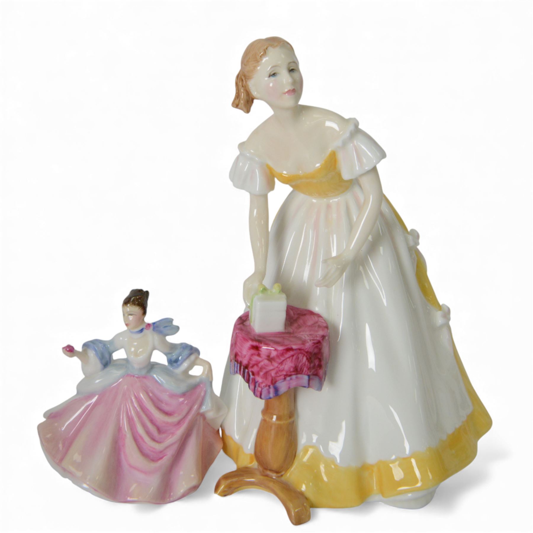 Fourteen Royal Doulton figures, including Deborah, Janette, Jessica, Top of the Hill etc 