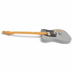 Fender Stories Collection Brent Mason Telecaster electric guitar in primer grey with maple neck and finger board with convertible Glaser Bender, made in Corona California, serial no. US22064029, contained within a G&G vintage style hard case with orange interior, guitar L97.5cm