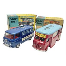 Corgi - Commer Police Van with flashing light No.464 and Chipperfield's Mobile Booking Office No.426; each in original box with paperwork (2)