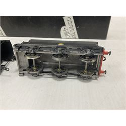 ‘00’ gauge - two kit built steam locomotive and tenders comprising Class 0395 Jumbos 0-6-0 no.30566 finished in BR black; Class C2X Large Vulcans 0-6-0 no.32434 finished in BR black; both with DJH Models boxes (2) 