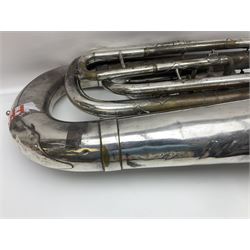 Salvation Army Class A Bb tuba for restoration or display H79cm