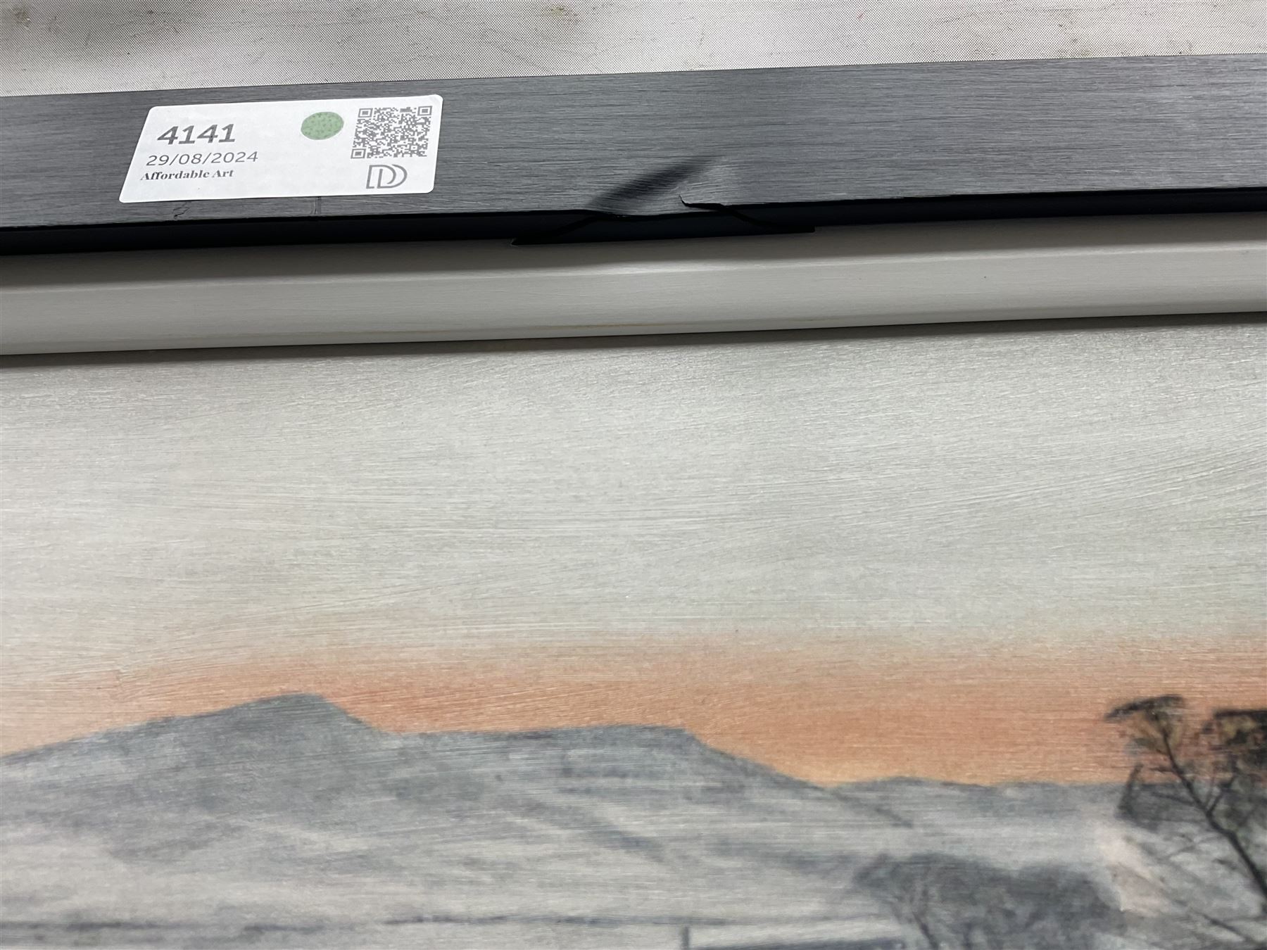 Peter Brook (Northern British 1927-2009): 'Hannah Hauxwell Waving Goodbye', limited edition print signed and numbered 7/80, 34cm x 57cm 