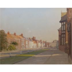 Walter Goodin (British 1907-1992): Beverley North Bar Without, oil on board signed 59cm x 74cm 
