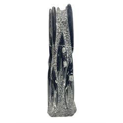 Large orthoceras fossil tower, age: Devonian period, location: Morocco, H54cm