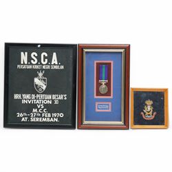 To: 22596749  Gunner A Lodge, Royal Artillery Elizabeth II General Service Medal with Cana...