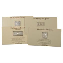 'The Stamps of Royalty', set of twenty-five silver stamp ingots, each carded with certificate, together with presentation case