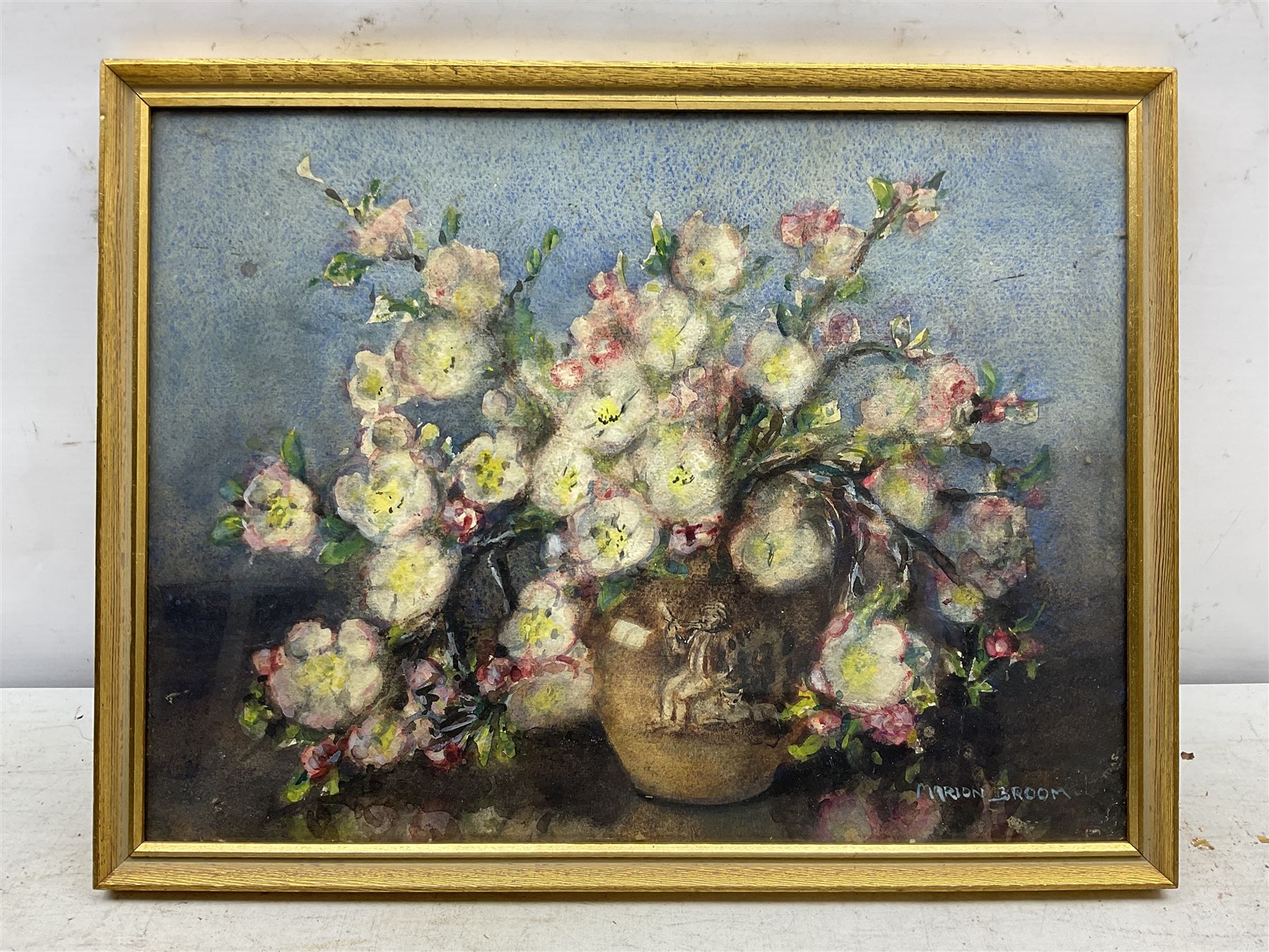 Marion Broom (British 1878-1962): Still Life of Flowers, watercolour signed 28.5cm x 37.5cm