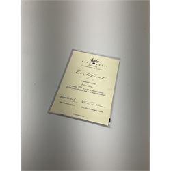 Border Fine Arts 'Prize Show' figure, model No. B1265 by Hans Kendrick, limited edition 101/350, on wood base, with certificate