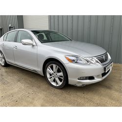 Lexus GS 450h saloon car, 3.5 SE-L, 4 door, CVT Auto
Year: 2010, September
Colour: Silver
Mileage: 50,000 approx.
Fuel: Petrol Hybrid
MOT Exp: 9th April 2025
Reg: RF60 YNV
V5: No

For sale by instruction from a local estate
Buyers Premium 10% plus VAT (12% inc.)

