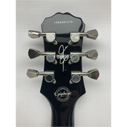 2015 Epiphone limited edition Tony Iommi signature SG Custom electric guitar, serial no.1506201270, L101cm; in cardboard delivery box with authenticity folder containing certificate and photograph of Iommi.