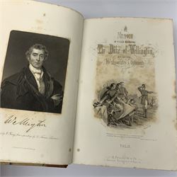 Morton John C.: A Cyclopedia of Agriculture. 1856. Two volumes. Illustrated; and A Memoir of Field-Marshall The Duke of Wellington. Two volumes; both with half leather bindings (4)