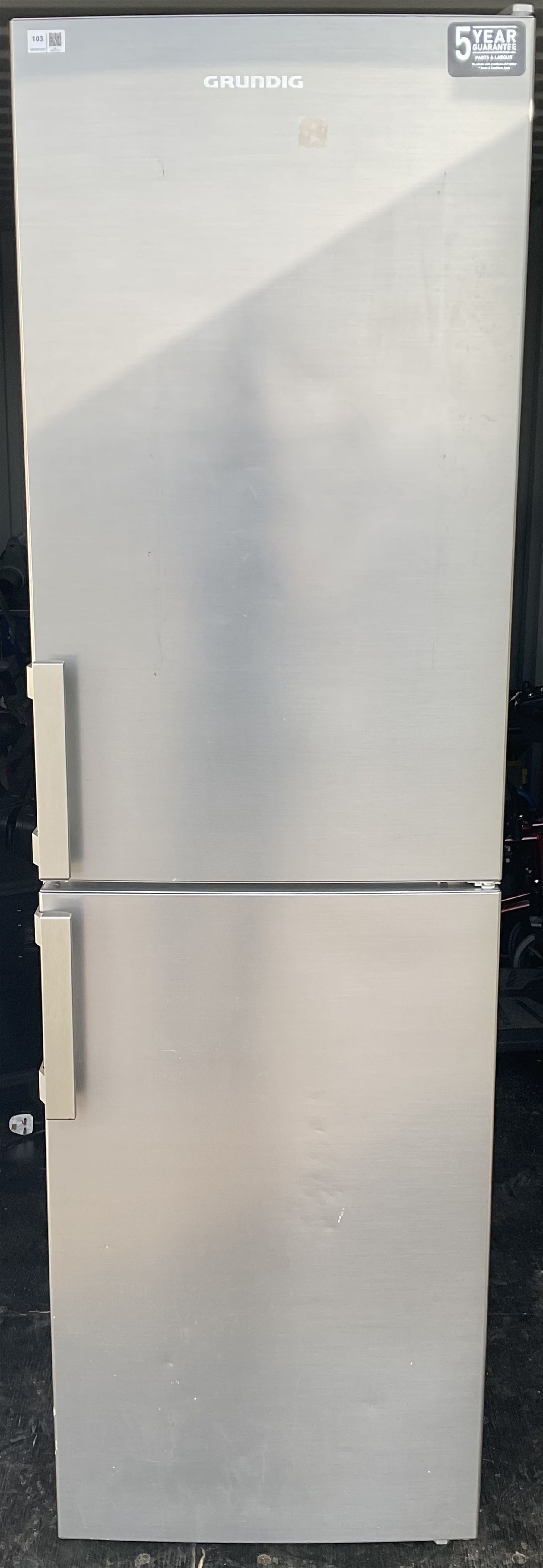 Grundig fridge freezer - THIS LOT IS TO BE COLLECTED BY APPOINTMENT FROM DUGGLEBY STORAGE, GREAT HILL, EASTFIELD, SCARBOROUGH, YO11 3TX